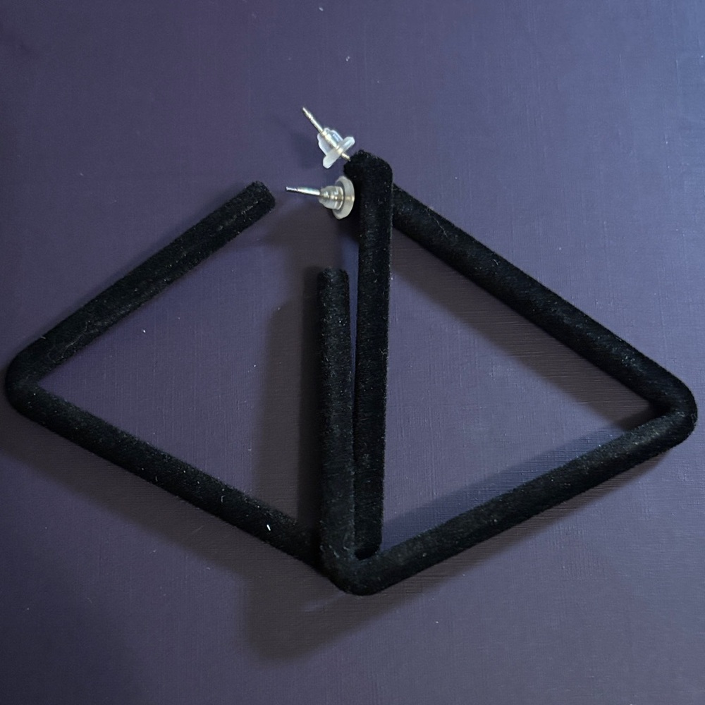 Black Geometric Earrings